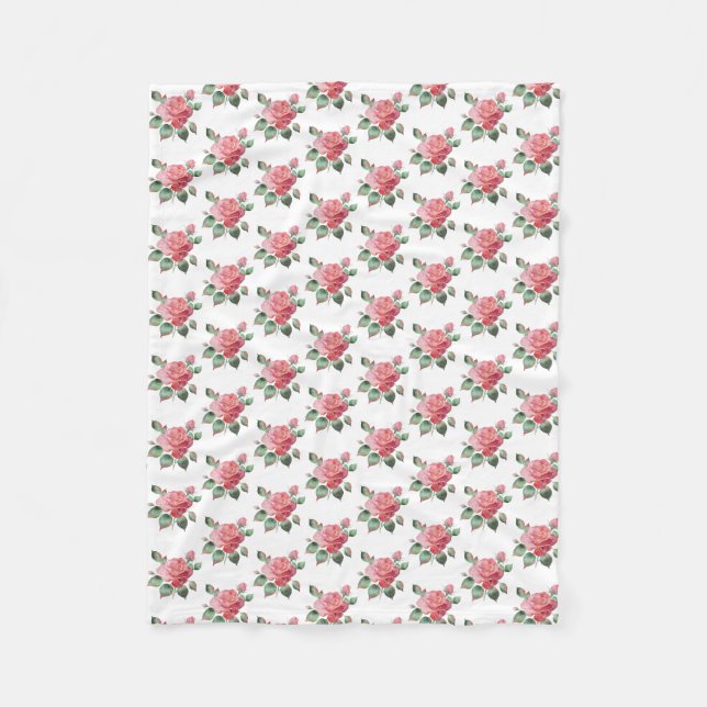 Couverture Polaire Rose précis (Devant)