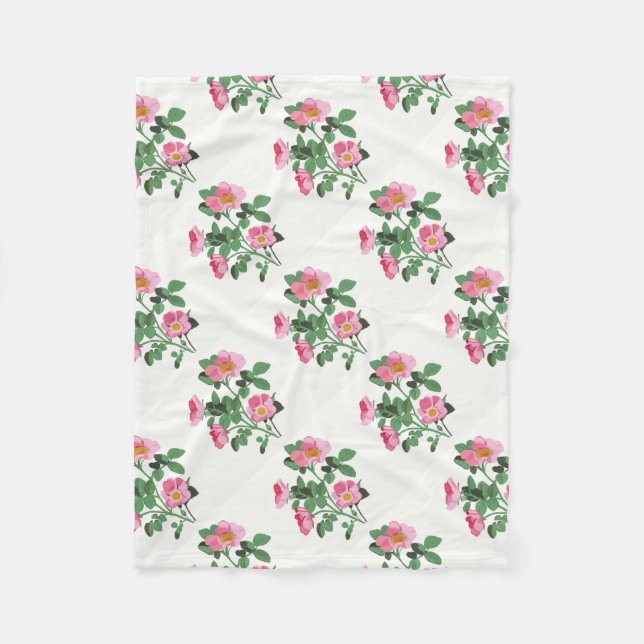 Couverture Polaire Rose rose chitzy (Devant)