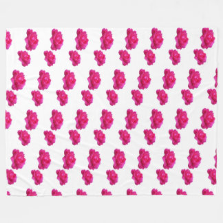 Couverture Polaire rose rose polaire Blanche