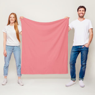 Couverture Polaire Rose Simple Nom Personnalisé Répétitif