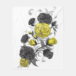 Couverture Polaire Roses existentiels