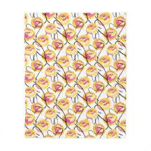 Roses jaunes fantaisie lignes d'encre grunge noir 