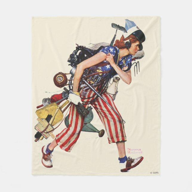 Couverture Polaire Rosie à la Secourt (Devant)