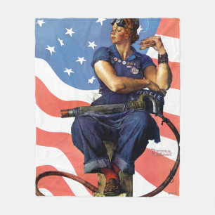 Couverture Polaire Rosie la riveteuse