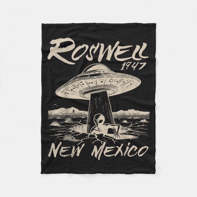 Couverture Polaire Roswell New Mexico 1947 Alien Abduction Ufo Crash  (Devant)