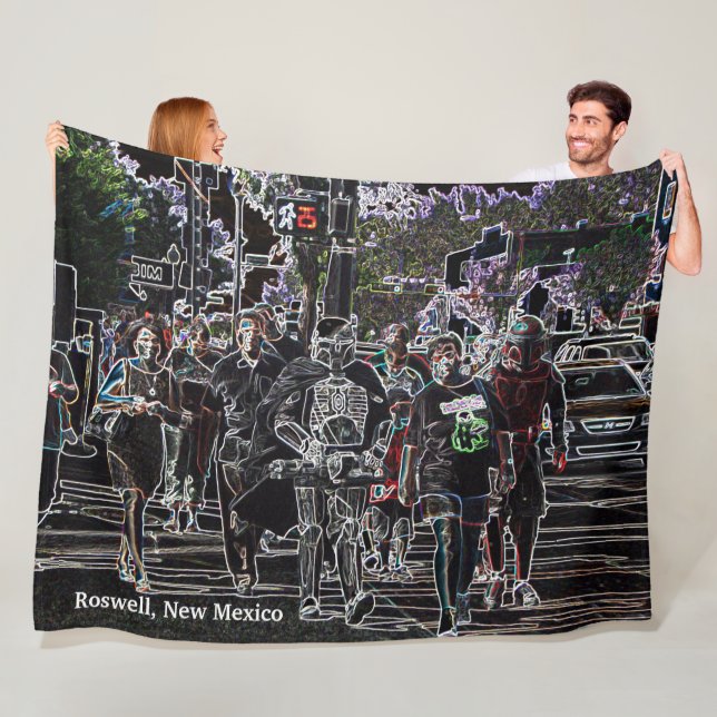 Couverture Polaire Roswell, Nouveau-Mexique (En situation)