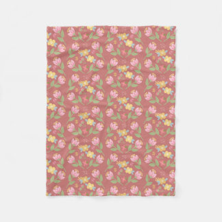 Couverture Polaire Rosy Posy Afternoon 