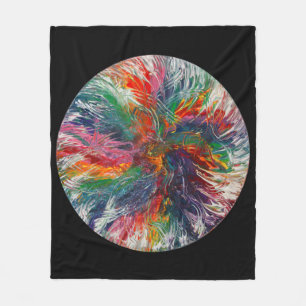 Couverture Polaire Roue de spectre de couleurs