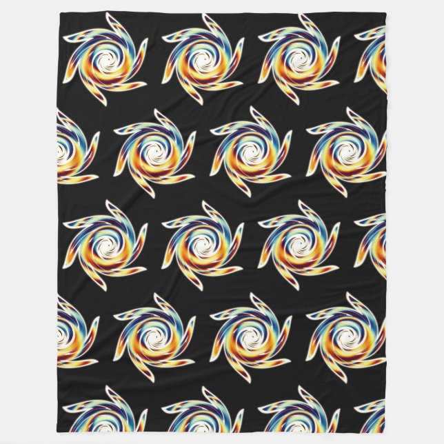 Couverture Polaire Roue de vie (Devant)