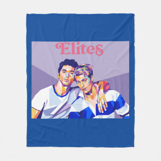 Couverture Polaire "Rouge, Blanc, Royal Blue Blanket : Les Elites