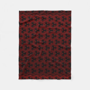 Couverture Polaire Rouge Et Noir