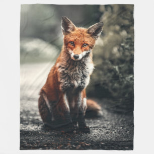 COUVERTURE POLAIRE ROUGE FOX