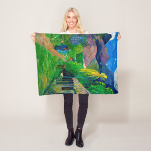 Couverture Polaire Route à Tahiti, Gauguin