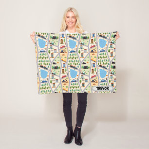 Couverture Polaire Routes de la ville occupées Les enfants personnali