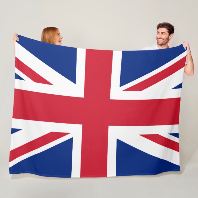 Couverture Polaire Royaume-Uni (British Flag) (Union Jack) (Royaume-U (En situation)