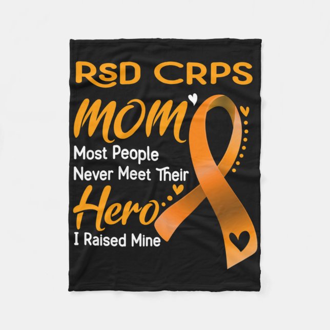 Couverture Polaire Rsd Crps Maman J'Ai Élevé La Mine (Devant)
