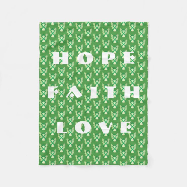 Couverture Polaire Ruban de protection contre le cancer surrénal (Devant)