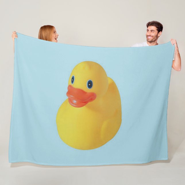 Couverture Polaire Rubber Ducky (En situation)