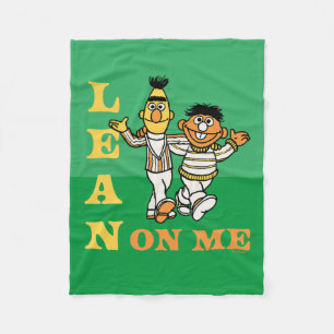 Couverture Polaire Rue Sésame Bert & Ernie Lean sur moi