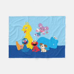 Couverture Polaire Rue Sésame Coloré Sesame Street Pals