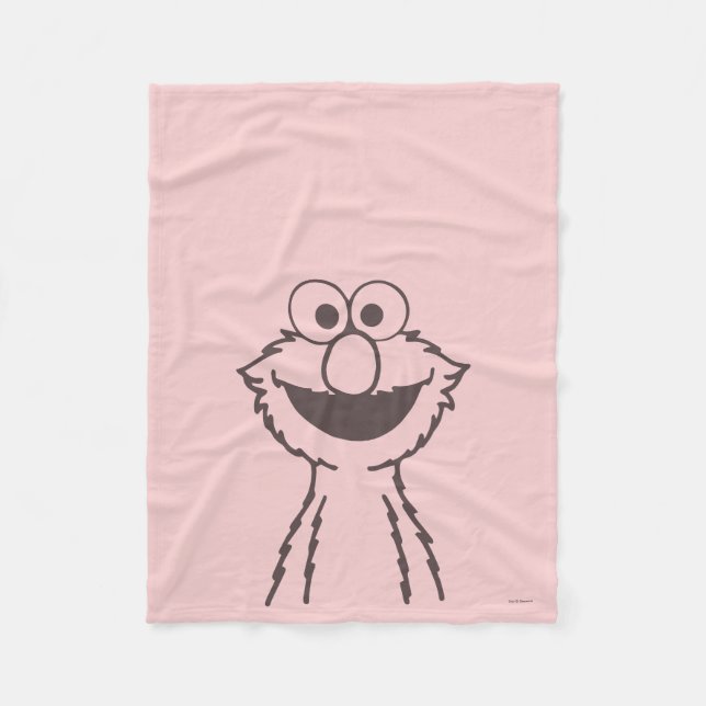 Couverture Polaire Rue Sésame | Elmo (Devant)