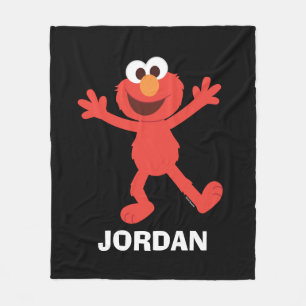 Couverture Polaire Rue Sésame   Elmo personnalisé