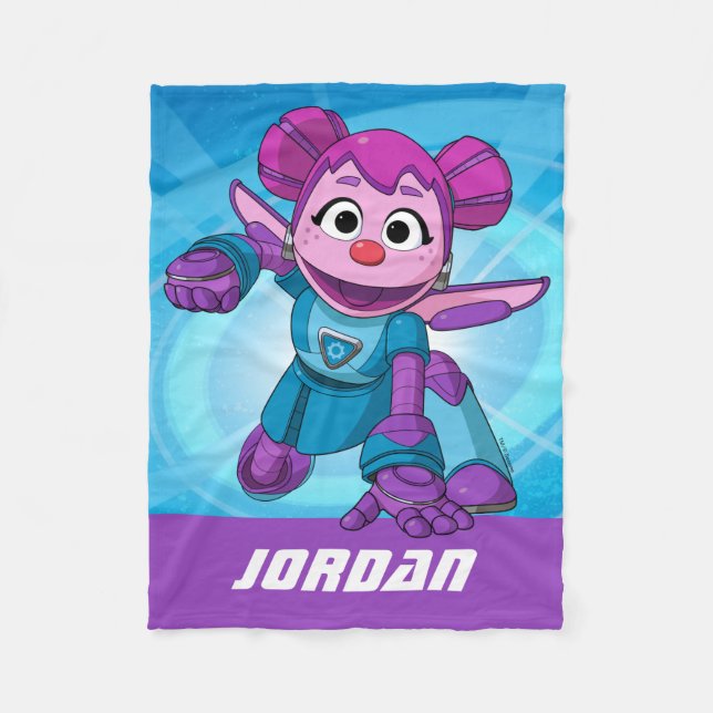 Couverture Polaire Rue Sésame | Mécaniciens Abby | Ajouter un nom (Devant)