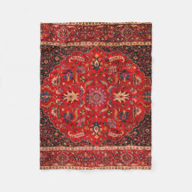 Rug perse rouge de Mashhad