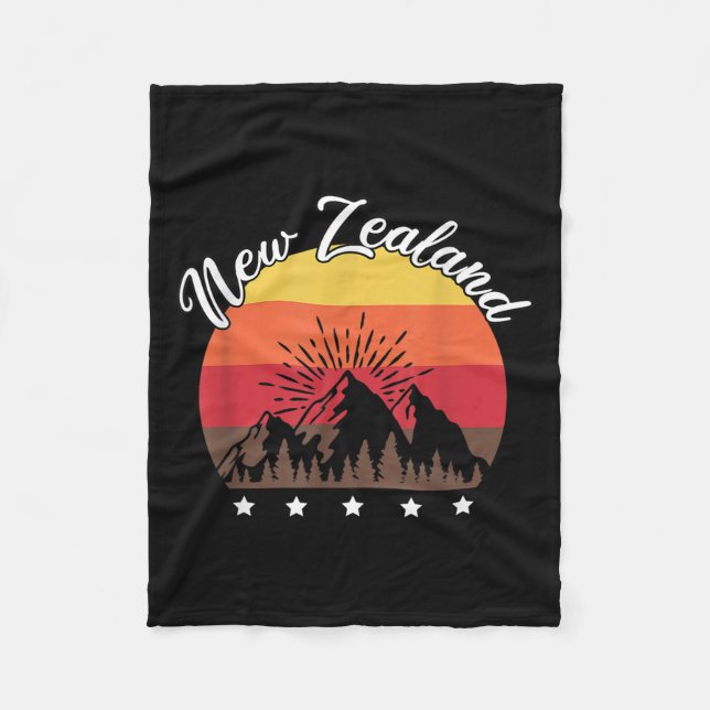 Couverture Polaire Rugby Lover Kiwi Gift New Zealand  (Devant)