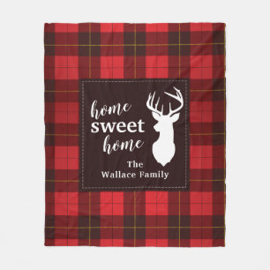 Couverture Polaire Rustic Plaid Sweet Home Agritourisme Wallace Tarta