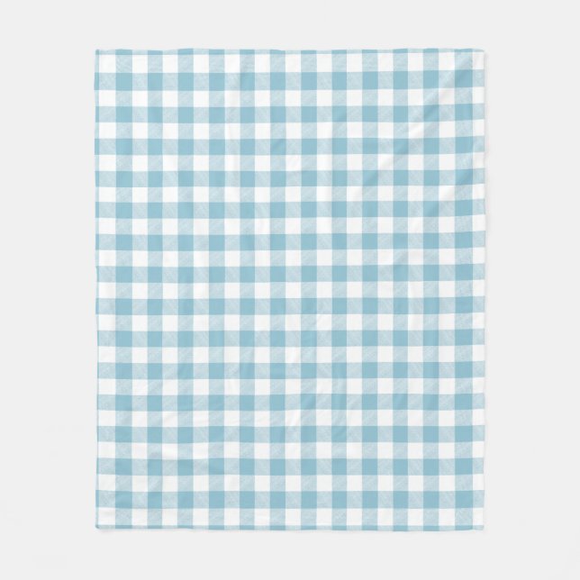 Couverture Polaire Rustic River Blue Buffalo Check (Devant)