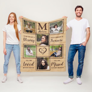 Couverture Polaire  Rustique En Mémoire Amoureuse Conserver Photo