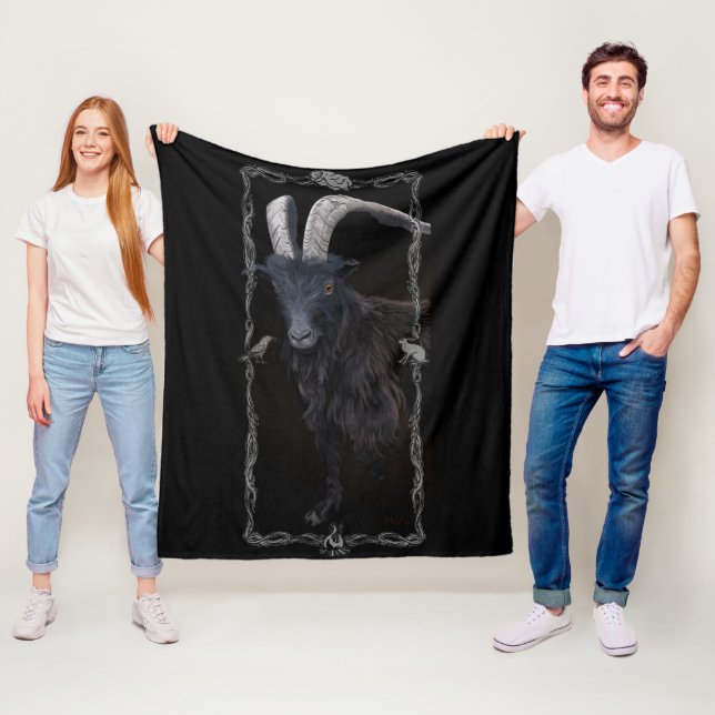 Couverture Polaire Sabbat de sorcière (En situation)