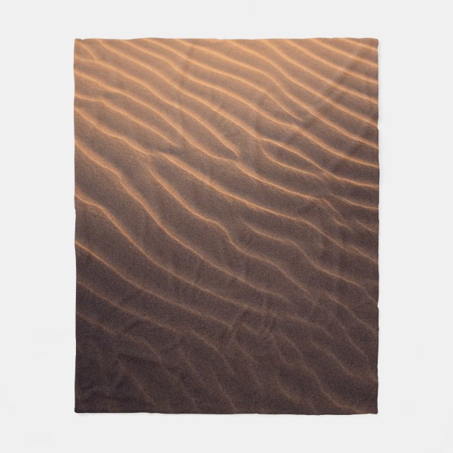 Couverture Polaire Sable Brown avec eau le matin (Devant)