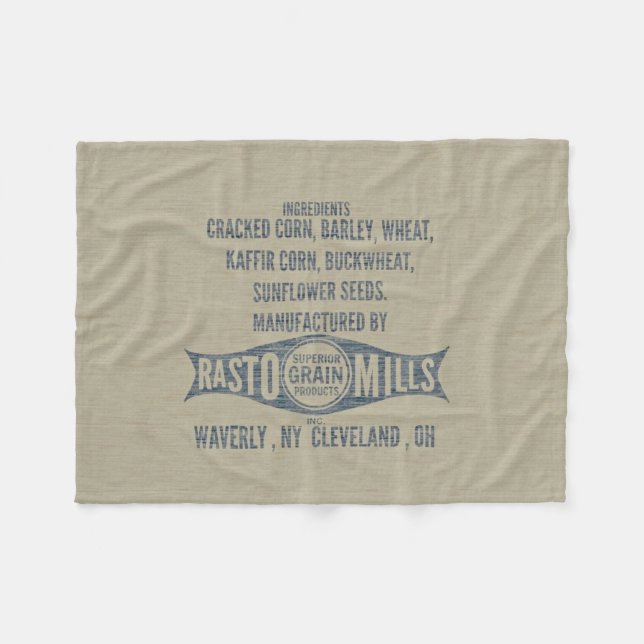 Couverture Polaire Sac à alimentation/COUVERTURE sac à grain (Devant (Horizontal))