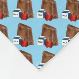 Couverture Polaire Sac Brown Sack École Déjeuner Lady Teacher Cafétér