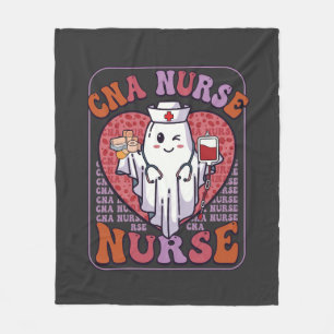 Couverture Polaire Sac infirmière Cna Halloween fantôme stéthoscope s