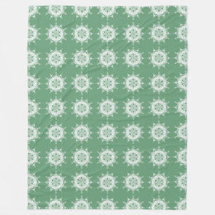 Couverture Polaire Sage Mandala