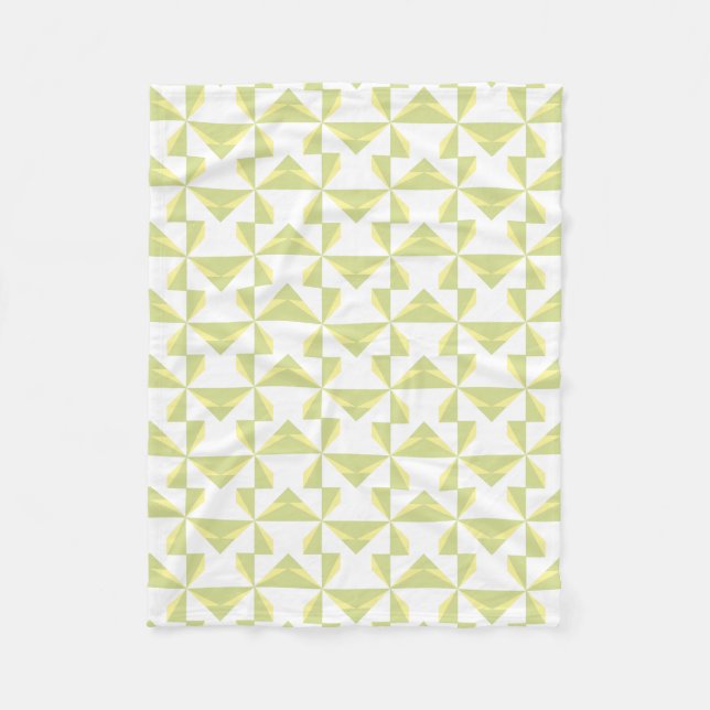 Couverture Polaire Sage Pinwheels (Devant)
