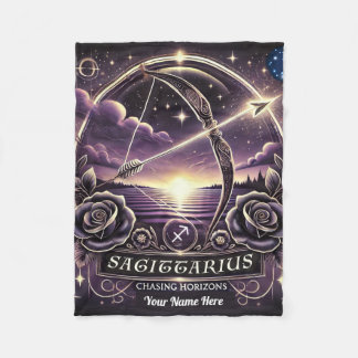 Couverture Polaire Sagittarius "Chasing Horizons" Blanket en polaire