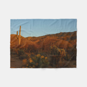Couverture Polaire Saguaro Sunset I Arizona Désert Paysage
