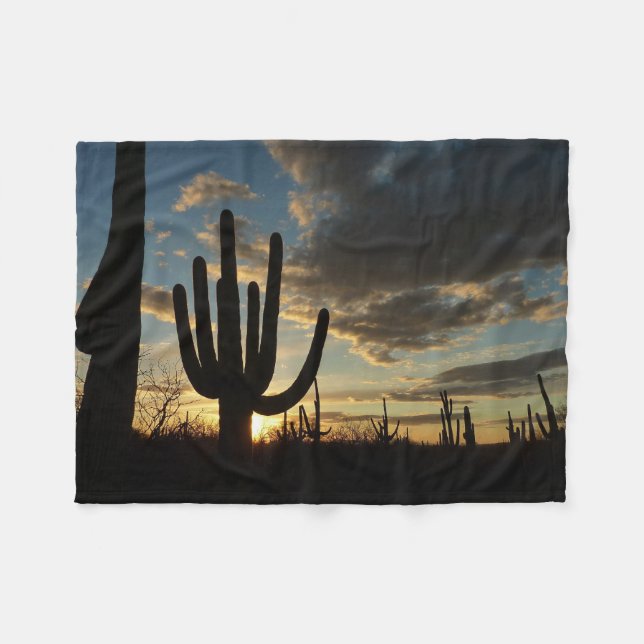 Couverture Polaire Saguaro Sunset II Arizona (Devant (Horizontal))