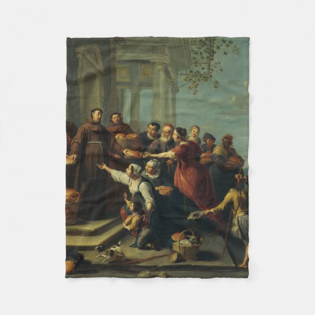 Couverture Polaire Saint Antoine de Padoue par Willem van Herp (Devant)