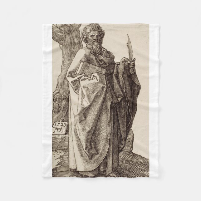 Couverture Polaire Saint Bartholomée l'Apôtre par Albrecht Durer (Devant)