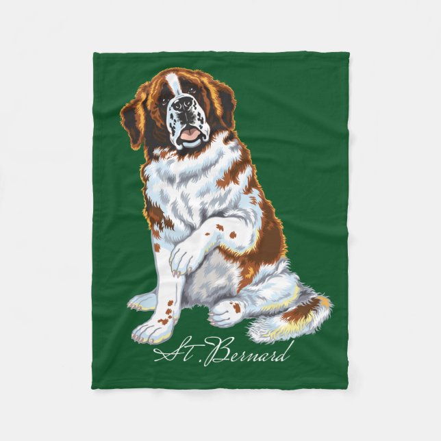 Couverture Polaire saint bernard (Devant)