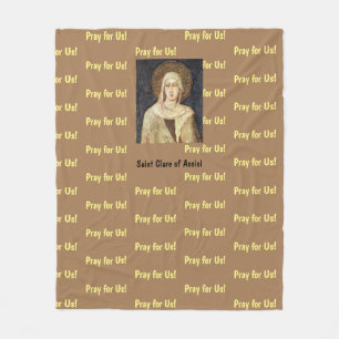 Couverture Polaire Saint Clare d'Assise