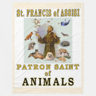Couverture Polaire SAINT FRANCIS d'ASSISSI