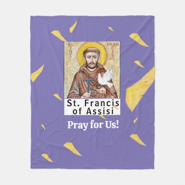 Couverture Polaire Saint François d'Assise (Devant)