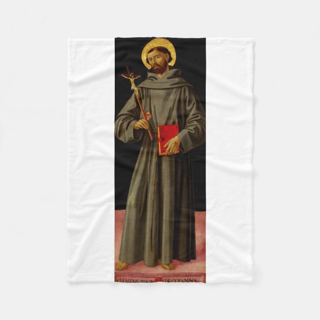 Couverture Polaire Saint François d'Assise par Antoniazzo Romano (Devant)