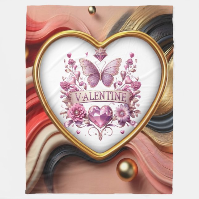 Couverture Polaire Saint Valentin (Devant)